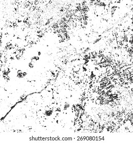 Distressed Overlay Texture for your design. EPS10 vector.