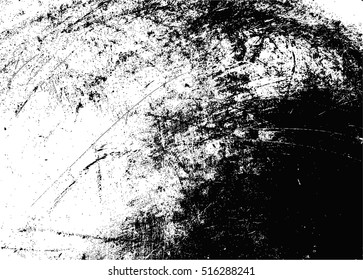 Distressed overlay texture.Abstract black and white grunge background.