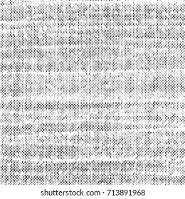 Distressed Overlay Texure. Grunge Vector Illustration Of A Ink Dots Texture Design Element. Abstract Image With Dirty, Dotted, Black Circles. Dark Round Particles Backdrop On A White Background.
