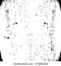 Distressed overlay Vector grunge halftone background. Halftone dots vector texture. EPS10