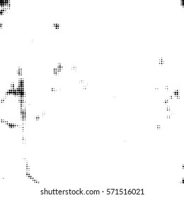 Distressed overlay Vector grunge halftone background. Halftone dots vector texture. EPS10