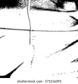 Distressed overlay Vector grunge halftone background. Halftone dots vector texture. EPS10