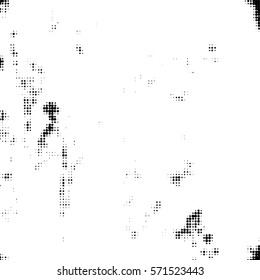 Distressed overlay Vector grunge halftone background. Halftone dots vector texture. EPS10