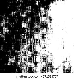 Distressed overlay Vector grunge halftone background. Halftone dots vector texture. EPS10