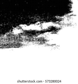 Distressed overlay Vector grunge halftone background. Halftone dots vector texture. EPS10