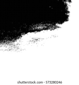 Distressed overlay Vector grunge halftone background. Halftone dots vector texture. EPS10
