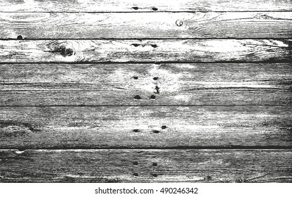 Distressed overlay wooden bark texture, grunge vector background.