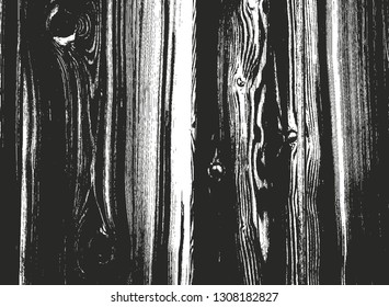 Distressed overlay wooden plank texture, grunge background. abstract halftone vector illustration