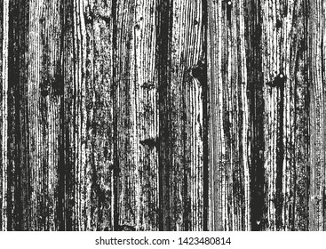 Distressed overlay wooden plank texture, grunge background. abstract halftone vector illustration