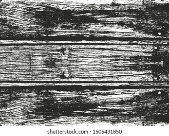 Distressed overlay wooden plank texture, grunge background. abstract halftone vector illustration