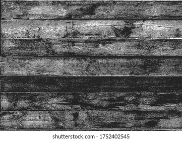 Distressed overlay wooden plank texture, grunge background. abstract halftone vector illustration