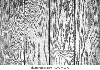 Distressed overlay wooden plank texture, grunge background. abstract halftone vector illustration