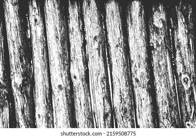 Textura de tablero de madera sobrepuesta con problemas, fondo grueso. ilustración abstracta de vector de medio tono