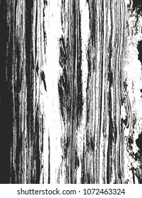 Distressed overlay wooden texture, grunge vector background.
