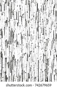Distressed overlay wooden texture, grunge vector background.