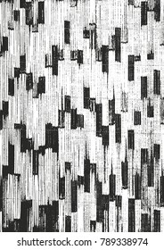 Distressed overlay wooden texture, grunge vector background.