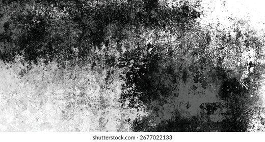 Distressed paint wall texture with grungy black stains and scratches