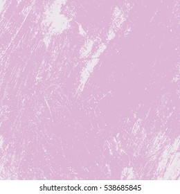 Distressed Pink Color Texture. Empty grunge background for making aged your design. EPS10 vector.