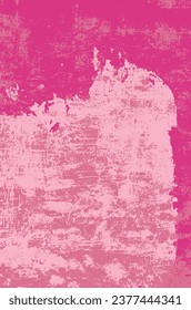 La textura de grunge rosado con problemas como fondo abstracto.