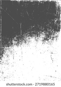 Textura de fondo de película grunge rectangular afligida con grano sutil y arañazos para un uso minimalista del Diseño gráfico