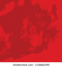 Distressed red color Background for your design. EPS10 vector texture.