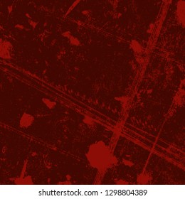 Distressed red color Background for your design. EPS10 vector texture.