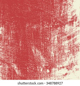Distressed red color Background for your design. EPS10 vector texture.