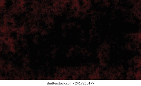 Textura de grunge rojo con angustia en el fondo oscuro, vector