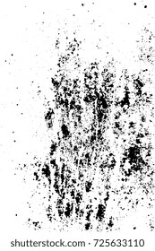Distressed rustic used texture. Grunge rusty aged background.  Dirty black texture template. Design element.