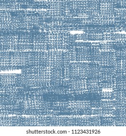 Distressed sackcloth texture. Retro ragged background. Vector illustration.