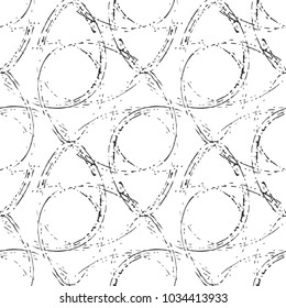 Distressed Seamless decorative texture. Grunge abstract artistic background. EPS10 vector.
