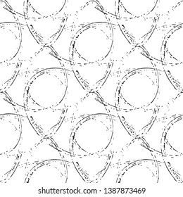 Distressed Seamless decorative texture. Grunge abstract artistic background. EPS10 vector