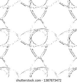 Distressed Seamless decorative texture. Grunge abstract artistic background. EPS10 vector