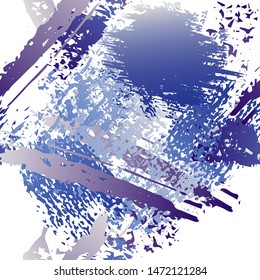 Distressed Splash. Watercolor Textures Surface. Seamless Pattern. Splash Trends Motif. Artistic Trending Black and White Watercolor Overlay Surface. Abstract Brush Vector illustration.