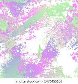 Distressed Splash. Watercolor Textures Surface. Seamless Pattern. Artistic Modern Splash Trends Motif. Black and White Watercolor Overlay Surface. Abstract Brush Vector illustration.