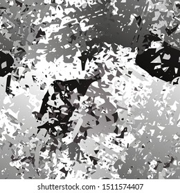 Distressed Splash. Watercolor Textures Surface. Seamless Pattern. Artistic Modern Splash Print. Black and White Watercolor Overlay Surface. Abstract Brush Vector illustration.