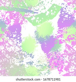 Distressed Splash. Watercolor Textures Surface. Seamless Pattern. Splash Print. Artistic Cool Black and White Watercolor Overlay Surface. Abstract Brush Vector illustration.