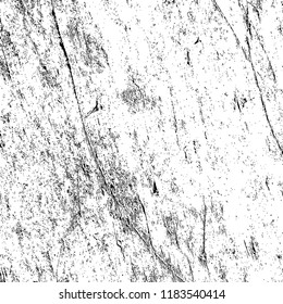 Distressed spray grainy overlay texture. Grunge dust messy background. Dirty powder rough empty cover template. Aged splatter crumb wall backdrop. Weathered drips aging design element. EPS10 vector.