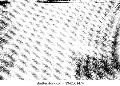 Distressed spray grainy overlay texture. Grunge dust messy background. Dirty powder rough empty cover template. Aged splatter crumb wall backdrop. Weathered drips aging design element. EPS10 vector