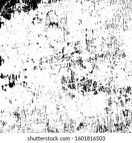 Distressed spray grainy overlay texture. Grunge dust messy background. Dirty powder rough empty cover template. Aged splatter crumb wall backdrop. Weathered drips aging design element. EPS10 vector.