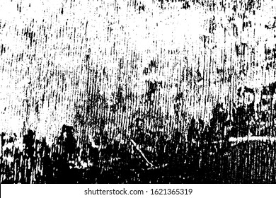 Distressed spray grainy overlay texture. Grunge dust messy background. Dirty powder rough empty cover template. Aged splatter crumb wall backdrop. Weathered drips aging design element. EPS10 vector.