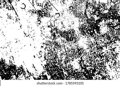 Textura superpuesta de grano de pulverización angustiada. Borra el fondo desordenado del polvo. Polvo sucio en polvo tosca plantilla de cubierta vacía. Fondo de pared de migaja de la plataforma envejecida. El deshielo desliza elementos de diseño de envejecimiento. Vector EPS10.
