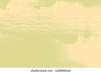 Distressed spray green grainy back texture. Grunge dust messy background. Dirty powder rough empty cover template. Aged splatter crumb wall backdrop. Weathered aging design element. EPS10 vector