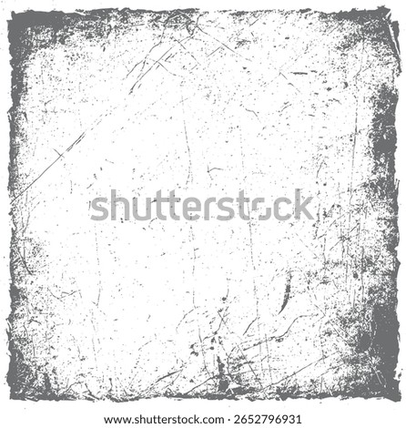 Distressed square frame with diagonal texture. Grunge background overlay for design use. Great for posters, photos and layouts.