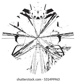 Distressed Stamp Overlay Texture for your design. EPS10 vector.