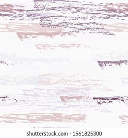 Distressed Stripes. Chalk Textures Surface. Seamless Pattern. Chalk Trends Motif. Creative Pastel Pink Backdrop. Texture Scratch Overlay Surface. Brush Vector Background.