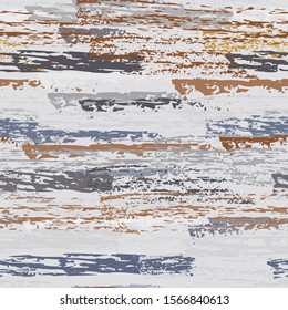 Distressed Stripes. Chalk Textures Surface. Seamless Pattern. Chalk Pattern. Modern Khaki and Camo Backdrop. Texture Scratch Overlay Surface. Brush Vector Background.