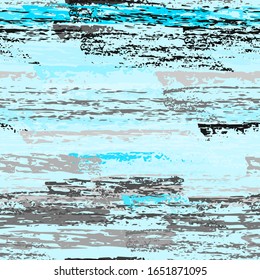Streifen. Chalk Textures Oberfläche. Nahtloses Muster. Sommerfrische Muster. Blau-grauer Hintergrund. Textur Scratch Overlay Oberfläche. Brush-Vektorillustration-Hintergrund.