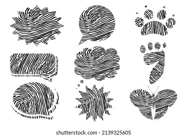 distressed texture abstract background set graphic vector 