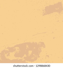 Distressed Texture in beige colors. Empty aged grunge background for your design. EPS10 vector.